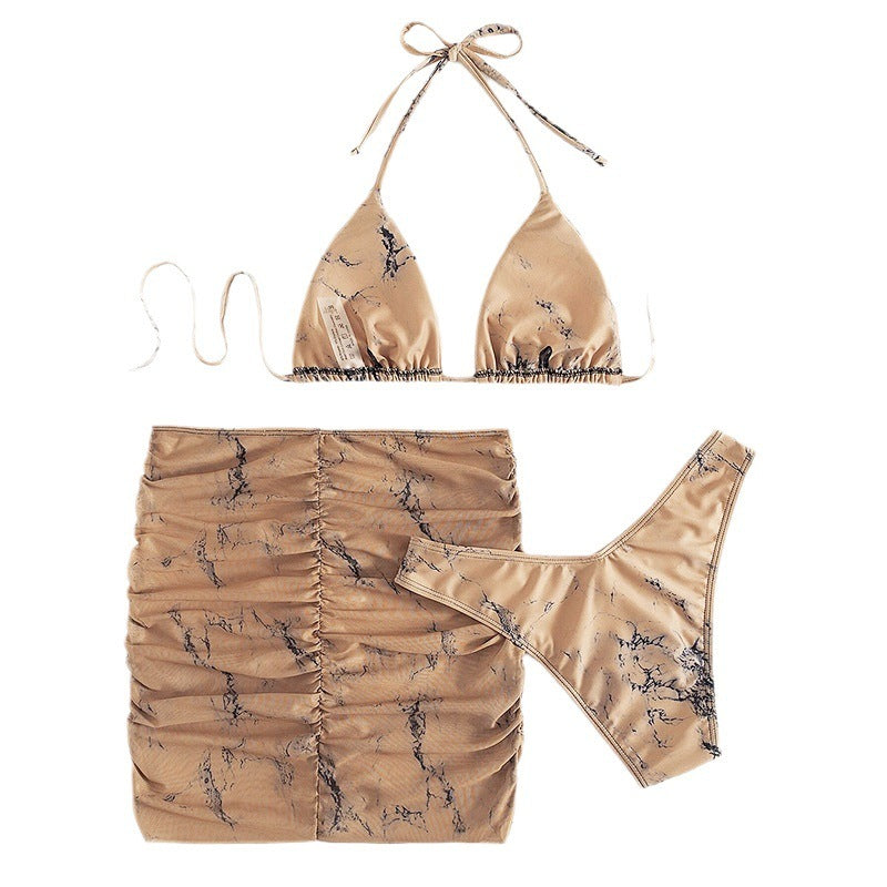 Allure Split Bikini Three-piece Set